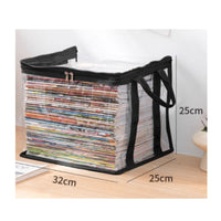 Dustproof Book Storage Bag Water-Resistant Clear Book Storage Bag Heavy Duty