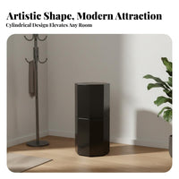 Rotating Footwear Organizer Cylindrical Shoe Rack Vertical Storage Unit Large Capacity Cold-rolled Steel Construction Space Saving Suitable for Adults Apartment Dwellers Entryway