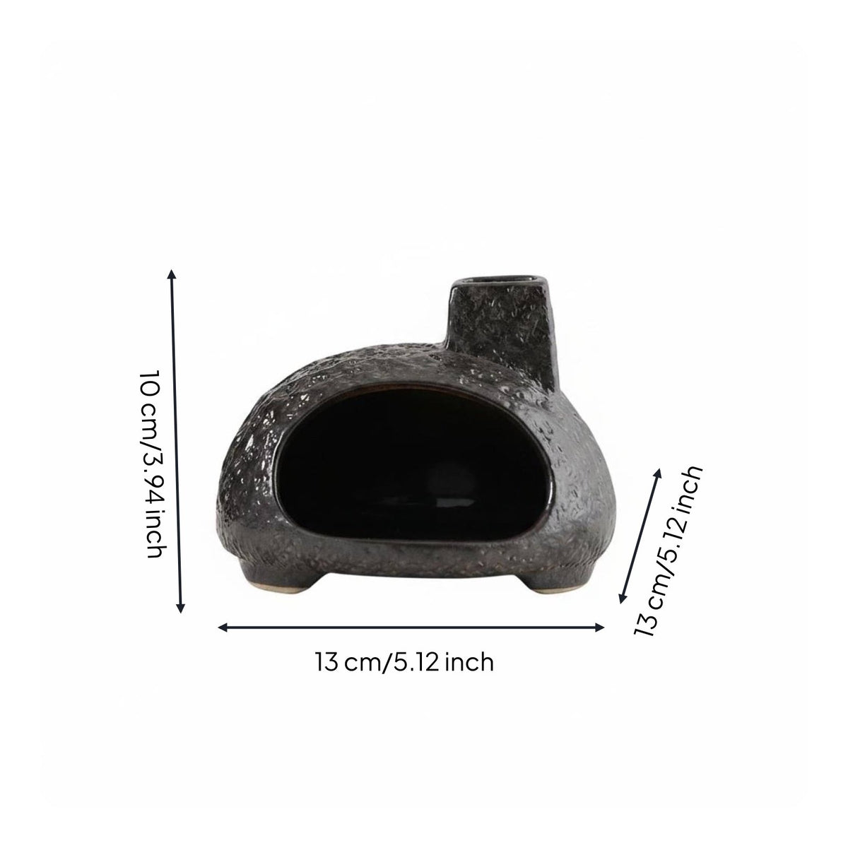 Mini Fireplace Incense Burner Heat-Resistant Ceramic Incense Burner