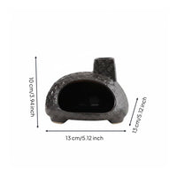 Mini Fireplace Incense Burner Heat-Resistant Ceramic Incense Burner