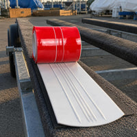 Glossy Red Boat Keel Protection Strip Flexible Hull Protection Strip Defensive Boat Keel Protector Wear-Resistant