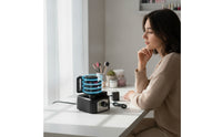 Electric Nail Polish Shaker Hands-No-Cost Shaker with Clamp Automatic Stop Paint Mixer Stable for Artists, Studios