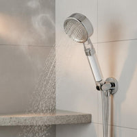 Filtering Shower Fixture Multiple Spray Modes Removal Shower Spray 5-Layer Filtration for People with Sensitive Skin, Travel, Rental Homes