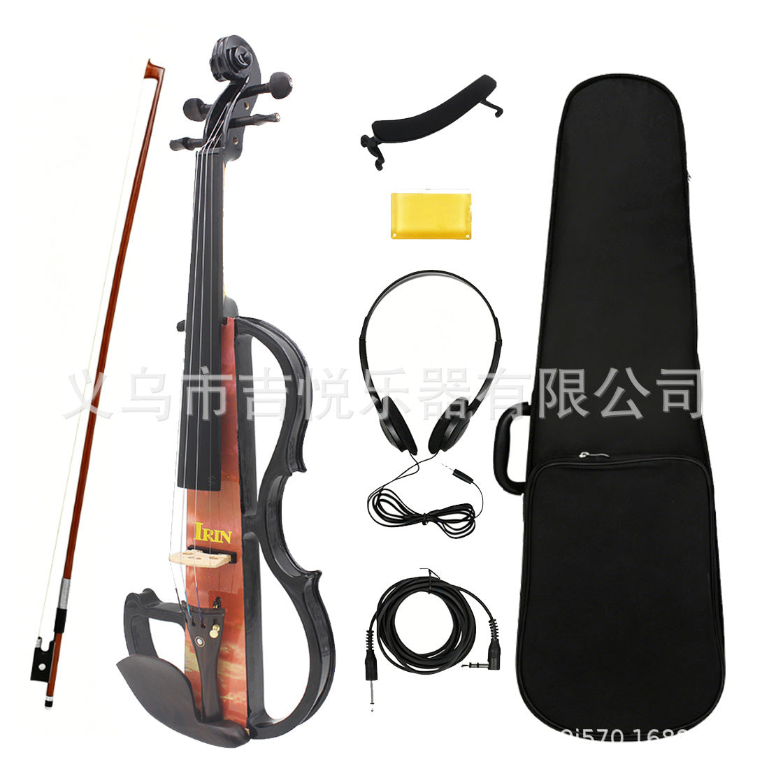 IRIN AU-05A Electric Violin 4/4 Size, Maple Body, Ebony Tailpiece