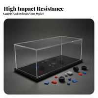 High Clarity Clear Acrylic Display Case Glue-without Acrylic Display Box Long-Lasting Construction for Collectors, Desktop