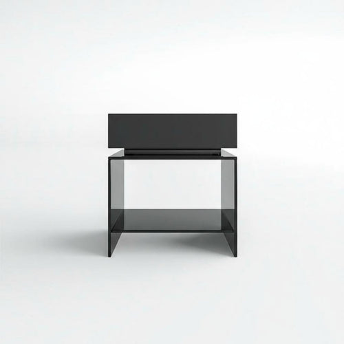 2-Drawer Bedside Chest Minimalist Design Side Cabinet Modern & Design Easy Assembly for Apartment Dwellers, Students, Office