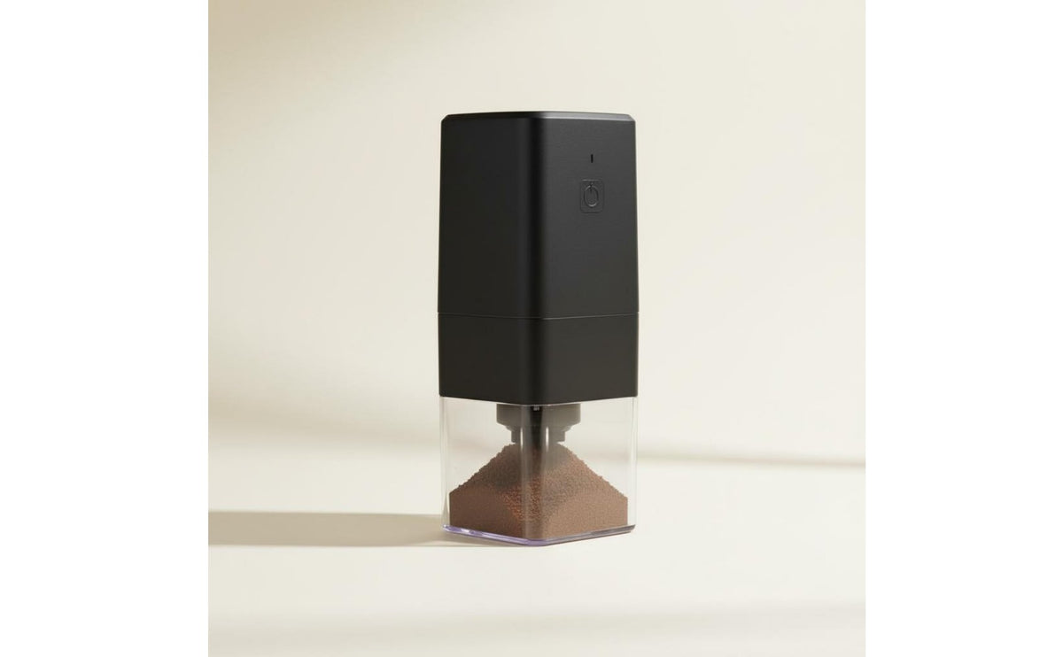 Electric Coffee Grinder Adjustable Pulverize Size Portable Coffee Grinder Single-Button Function Automatic Shut-Off