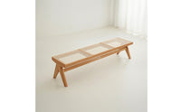 Solid Wood Wooden Bench Modern Dining Bench Natural Furniture Multi-Purpose