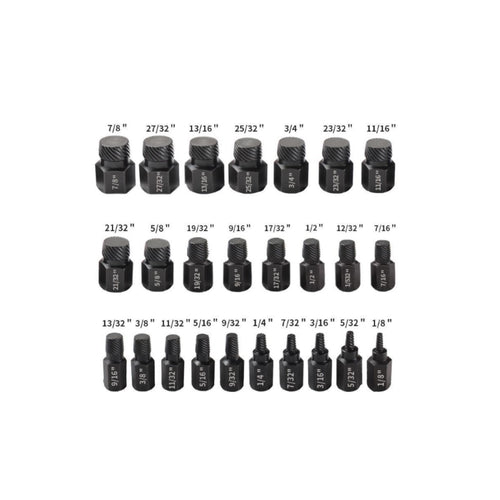 Screw Extractor Set Spiral Grip Design Damaged Bolt Removal Set for Repair Shop