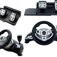 GAMEMON Racing Wheel for PS3/PS2/PC D-INPUT and X-INPUT