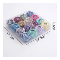 16 Pieces Size 8 Cotton Lace Thread Embroidered Ball Craft Thread