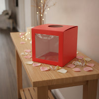 Mystery Box with Window Cardboard for Bridal Showers, Party Hosts