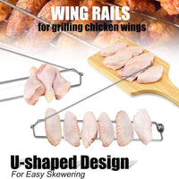 亚马逊跨境新品wingrailsgrilling 户外烧烤叉 烤架 BBQ烧烤工具