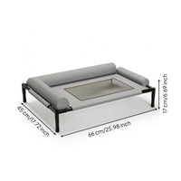Elevated Dog Bed Breathable Raised Pet Cot Cooling for Indoor, Dogs