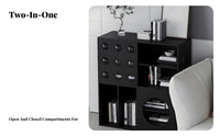 Nordic design aesthetic mist-likeShaped bookshelf Space-Saving Multi-Tier Shelving unit distinctive Design Storage Cabinet sturdyDuty for Apartment Dwellers, Book Lovers, homeowners, Bedroom, Living Room