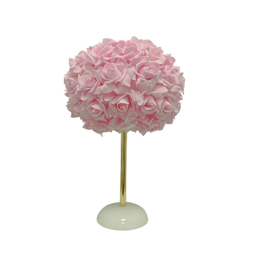 Decorative Rose Flower Table Lamp Warm Flower Table Lamp Romantic Floral Nightstand Light Ambient for Bedroom, Reading Corner