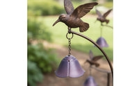 Metal Hummingbird Sculpture Outdoor Decoration Hummingbird Garden Stake Weather-Resistant Bird Garden Stake