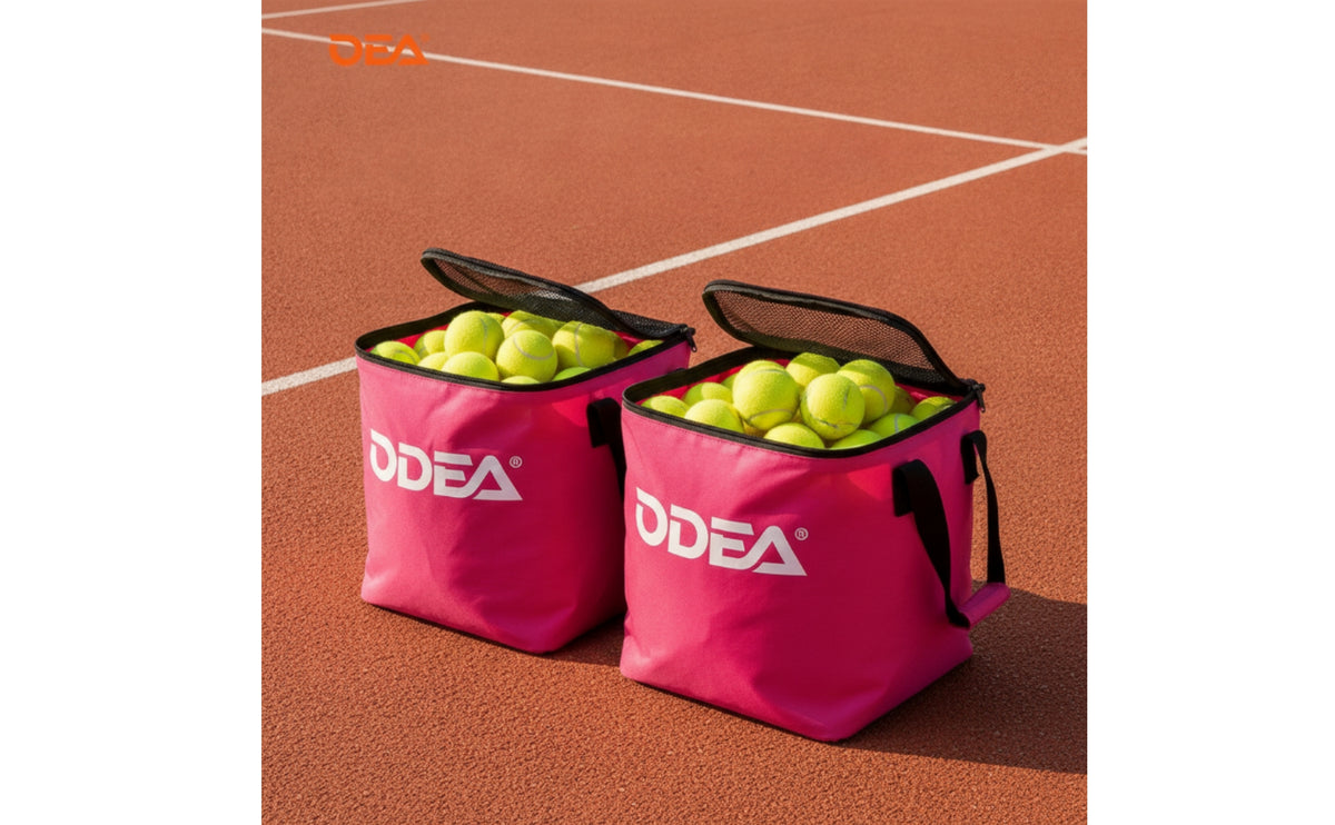 Foldable Tennis Ball Bag Breathable Tennis Bag with Mesh Panel Lightweight Portable for Coaches, Practice Sessions