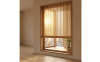 Bamboo Roller Blind Light Filtering Bamboo Roller Shade Adjustable for Sunroom