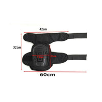 Impact Resistant Hard Shell Knee Pads Hook and Loop Black Knee Pads Nylon Safeguarding Gear Silicone for Laborers, Work Site