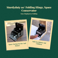 90 Degree Folding Locking Hinge, sturdy Duty Automatic Locking Bracket, Furniture Table DIY Hardware