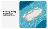 Supportive Pool Lounger with Mesh Seat