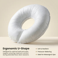 Massage Table Face Cradle Pad Prone Pillow, Thickened Face Cradle with Double Zipper, Massage Headre - Image 3