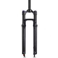 Front Damping Fork Shockproof Fork with Straight Steerer Strong for Mountain Bikers, Trail Riders