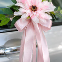Wedding Car Flower Decoration Artificial Flowers Door Handle Flower Lightweight