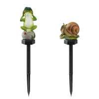 Solar Powered Frog Garden Light with Animal Shape for Outdoor Decoration