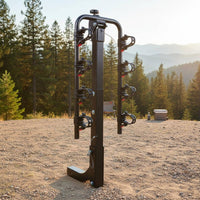 Rear Hitch Bike Rack Foldable Vehicle Cargo Gear Heavy-Duty Steel