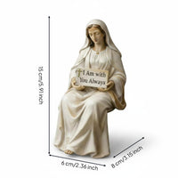 Madonna Shelf Sitter Figurine Spiritual Comfort Desk Companion Figurine