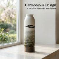 Hand-painted Ceramic Vase, Zen Style
