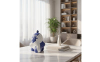 Cartoon Figurine Sculptural Resin Statue Textured for Sideboard, Art Collectors