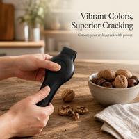 Chestnut Opener Nut Cracker Tool for Walnuts and Hard Shell Nuts, Press-Type Stainless Steel