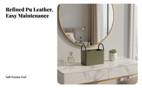 Cylindrical Storage container Multiple Compartments Multi-Compartment holder for Vanity