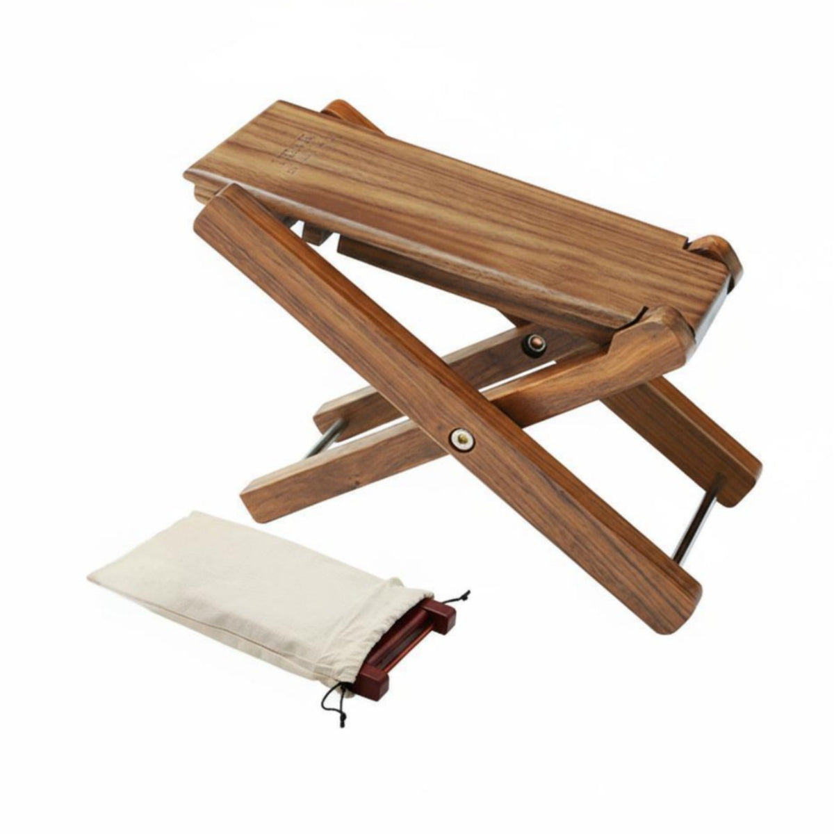 Classical Guitar Foot Stand  Wooden Guitar Footstool Anti-Slip Adjustable Instrument Foot Rest for Guitarists