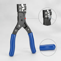 Cable Tie Tensioning and Cutting Tool Manual Cable Tie Tensioner with Cutter Ratcheting Pliers for Electricians, Electrical Work