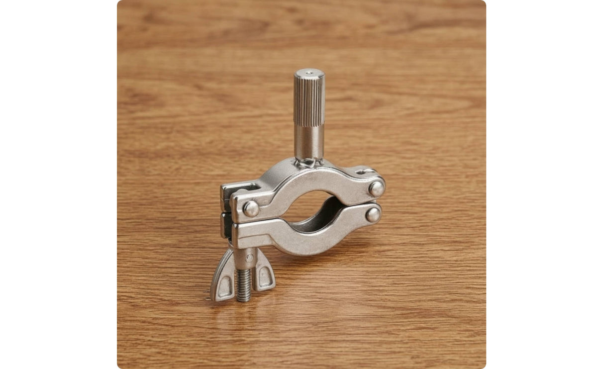 Fishing Rod Bracket with tube Clamp Stainless Steel Fishing Rod Holder with Tube Fastener Easy to Install Hardware for Anglers