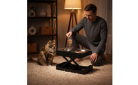 Adjustable Pet Feeder with Remote Control Elevated Electric Pet Feeding Station Ergonomic Elevated Dog Bowl Stand for Dogs, Cats