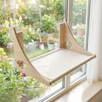 Cat Window Perch and Clear Capsule, Transparent Hammock with Strong Suction Cup Mounting, Hanging Sill Bed for Indoor Kittens and Large Pets