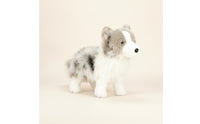 Australian Herding Stuffed Soft Stuffed Australian Herding Toy Dog with Blue Eyes Soft Detailed for Children, Bedroom, Playroom