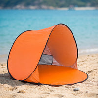 Beach Tent with Carrying Bag Compact Spring-up Beachside Tent Easy Setup Sun Cover for Beachgoers, Fishing