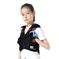 跨境护甲儿童马术防护背心骑马马术用品厂家批发8108016