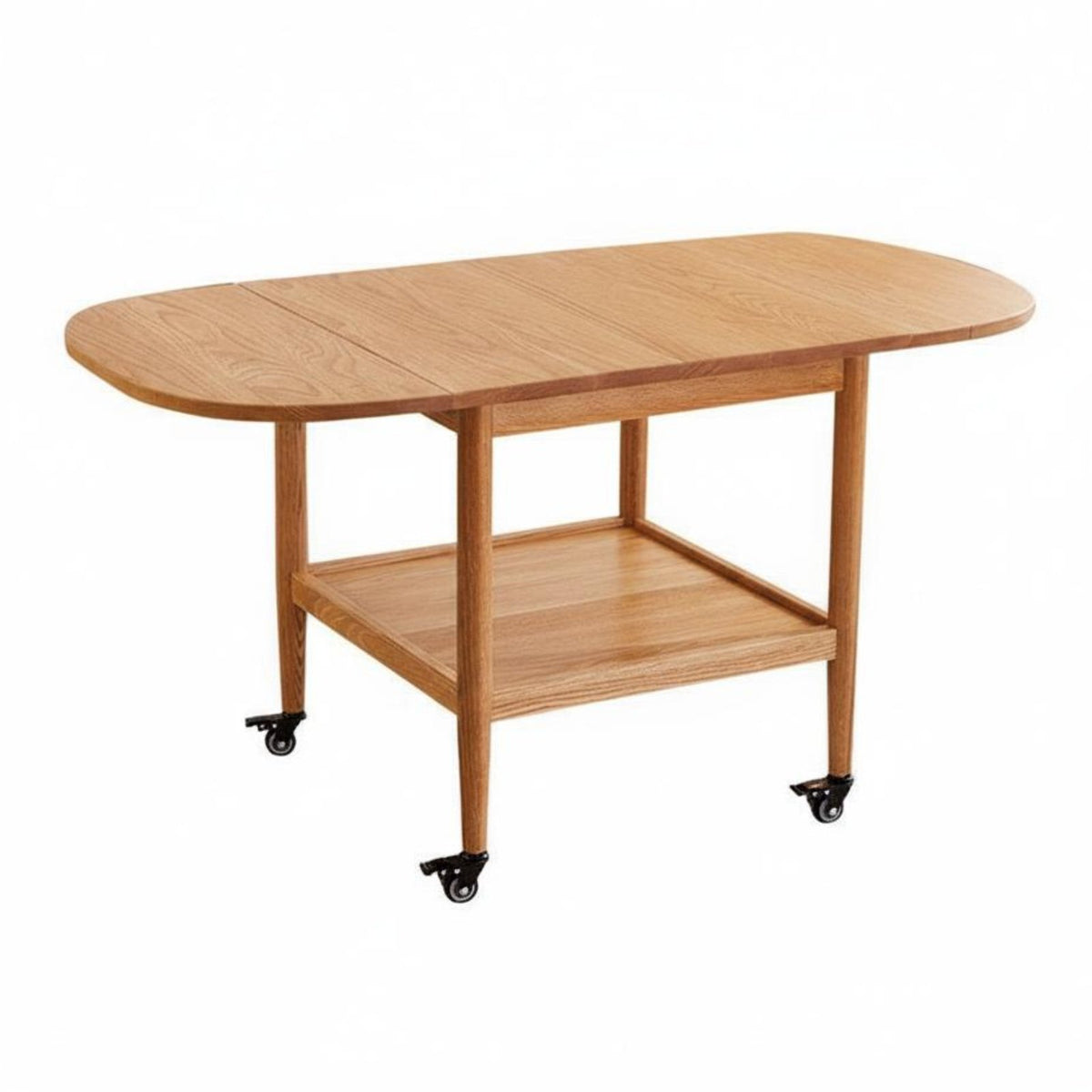 Extendable-Downpanel Dining Table Multi-Functional Extendable Extendable-Downpanel Table Multifunctional Mobile with Casters
