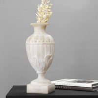 2 Pieces Imperfect Beauty Vase Artistic Design Imitation Jade Vase Vintage
