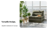 Tofu Block Sofa Nordic Design Interchangeable Seating Reconfigurable Scuffwithstandant for Hosts, Homeowners, Lounge Area