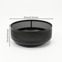 Iron Fruit Bowl Openwork Bowl with Lattice Design Modern Vessel for Interior Stylists, Living Room