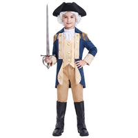 Independence Day President Costume Cosplay Medieval Role-Play Kids Performance Halloween Party Outfit