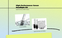 Xenon Headlight Bulb, Ultra Bright, Universal, Polar White